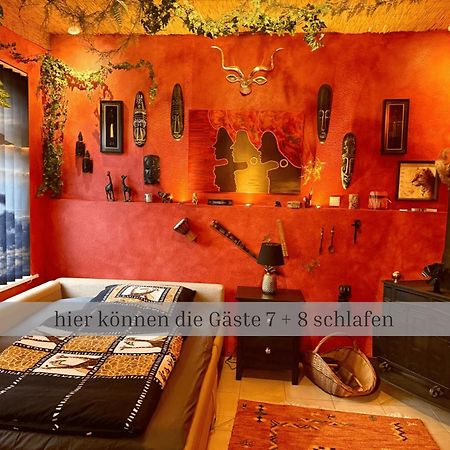 Lodge Of Africa - Einzigartige Themenzimmer, Eingezaeunten Garten, Sauna, Whirlpool & Kamin, Hunde Willkommen, Gasgrill, Voll Ausgestattete Kueche, Grosser Essbereich, Hamburg & Stade In Der Naehe Twielenfleth Ngoại thất bức ảnh
