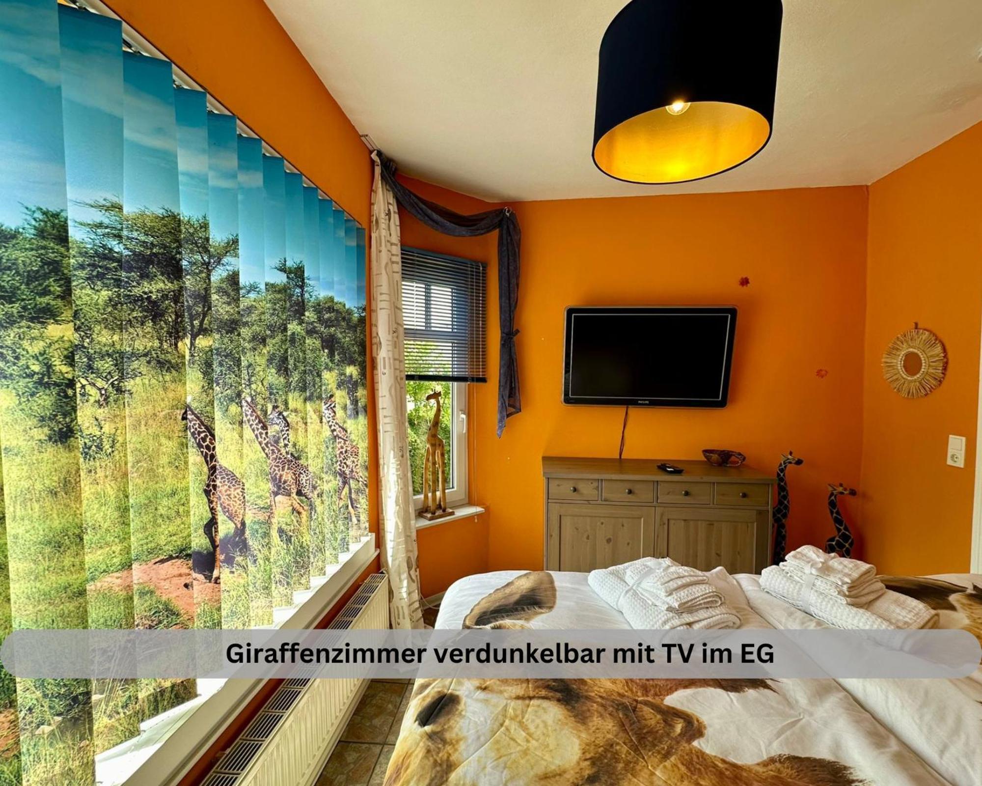 Lodge Of Africa - Einzigartige Themenzimmer, Eingezaeunten Garten, Sauna, Whirlpool & Kamin, Hunde Willkommen, Gasgrill, Voll Ausgestattete Kueche, Grosser Essbereich, Hamburg & Stade In Der Naehe Twielenfleth Ngoại thất bức ảnh
