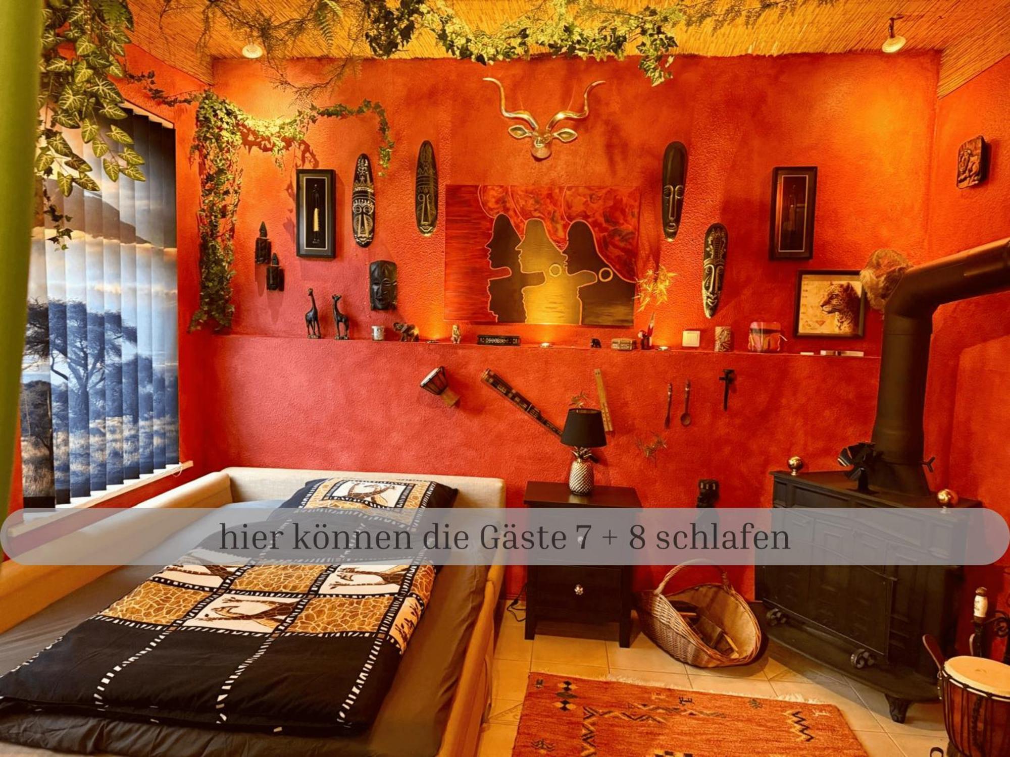 Lodge Of Africa - Einzigartige Themenzimmer, Eingezaeunten Garten, Sauna, Whirlpool & Kamin, Hunde Willkommen, Gasgrill, Voll Ausgestattete Kueche, Grosser Essbereich, Hamburg & Stade In Der Naehe Twielenfleth Ngoại thất bức ảnh